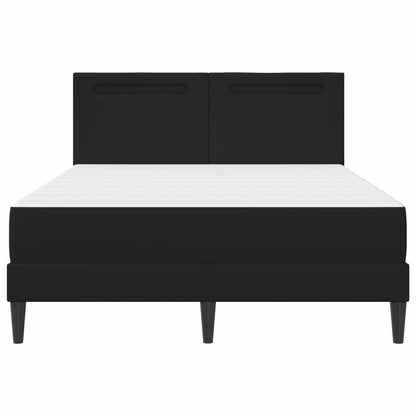 Struttura del letto con testiera Nero 160 x 200 cm Similpelle | homemem39