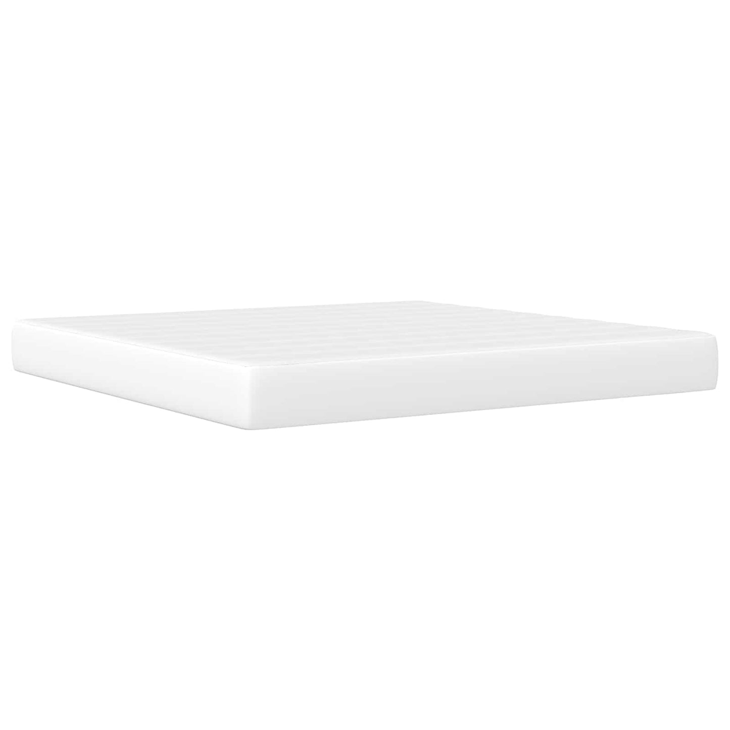 Struttura del letto con testiera Bianco 200 x 200 cm Similpelle | homemem39