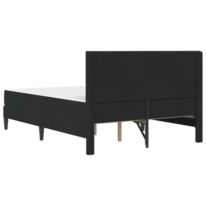 Struttura letto con materasso vidaXL Nero 120 x 190 cm Velluto | homemem39