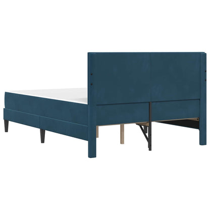 Struttura letto con materasso vidaXL Blu 120 x 190 cm Velluto | homemem39