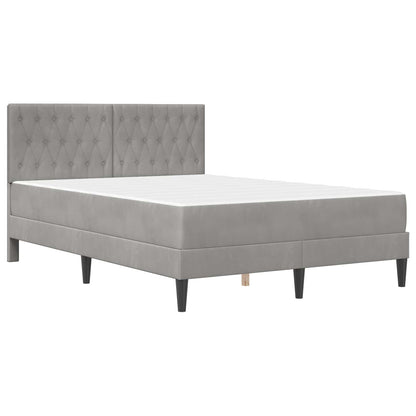 Struttura letto con materasso Grigio chiaro 120 x 200 cm | homemem39