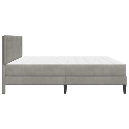 Struttura letto con materasso Grigio chiaro 200 x 200 cm | homemem39