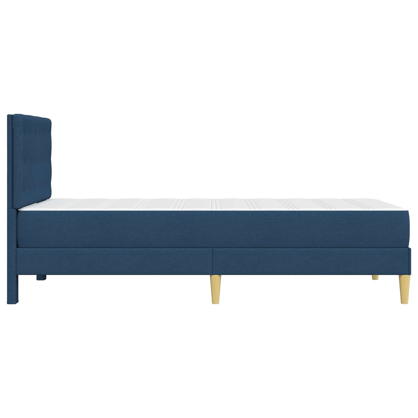 Struttura letto con materasso Blu 80 x 200 cm Tessuto | homemem39