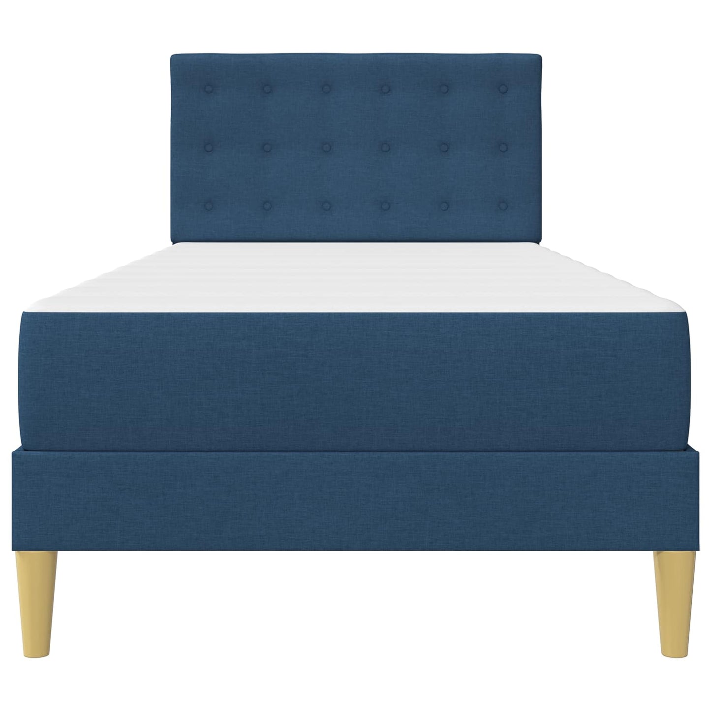 Struttura letto con materasso Blu 100 x 200 cm Tessuto | homemem39