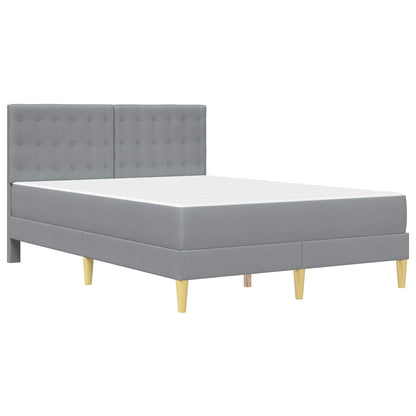 Struttura letto con materasso Grigio chiaro 120 x 190 cm | homemem39