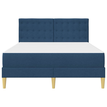 Struttura letto con materasso Blu 120 x 190 cm Tessuto | homemem39