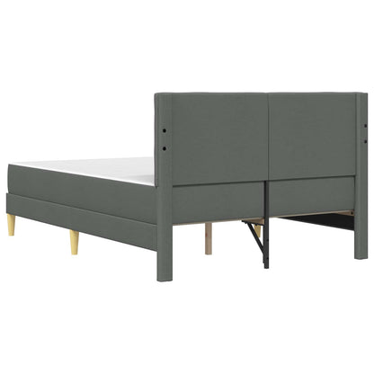 Struttura letto con materasso Grigio scuro 120 x 200 cm Tessuto | homemem39