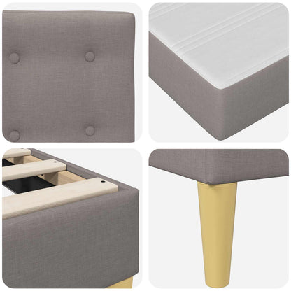 Struttura letto con materasso Talpa 140 x 200 cm Tessuto | homemem39