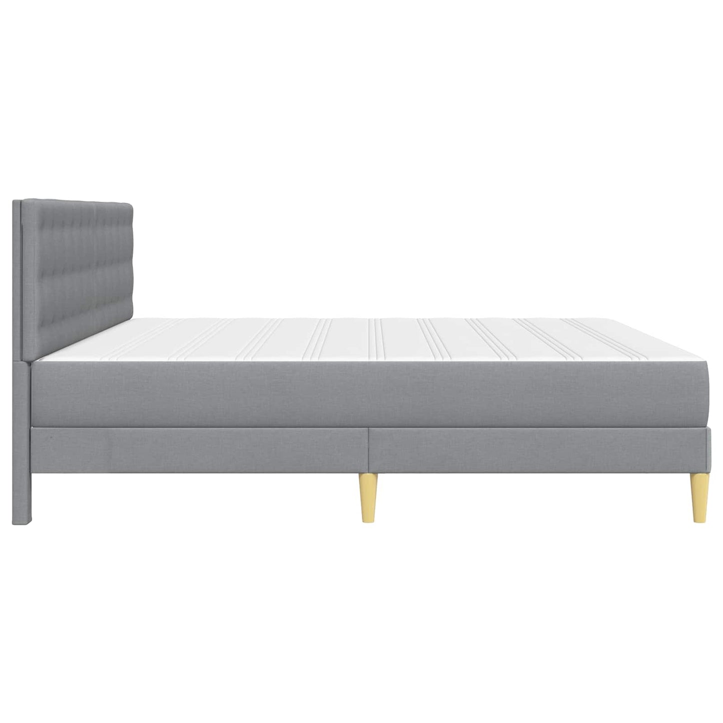 Struttura letto con materasso Grigio chiaro 180 x 200 cm | homemem39