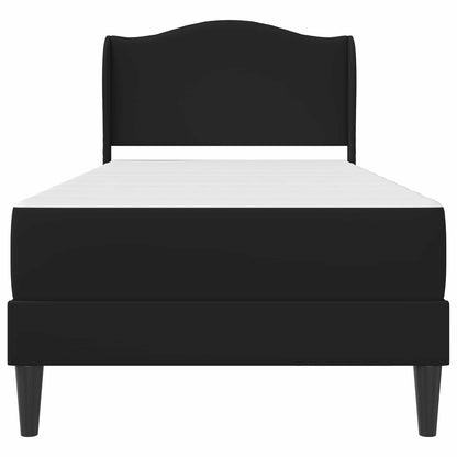 Struttura del letto con testiera Nero 90 x 200 cm Similpelle | homemem39