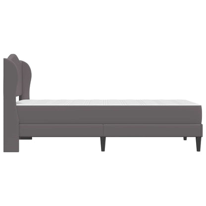 Struttura del letto con testiera Grigio 100 x 200 cm Similpelle | homemem39