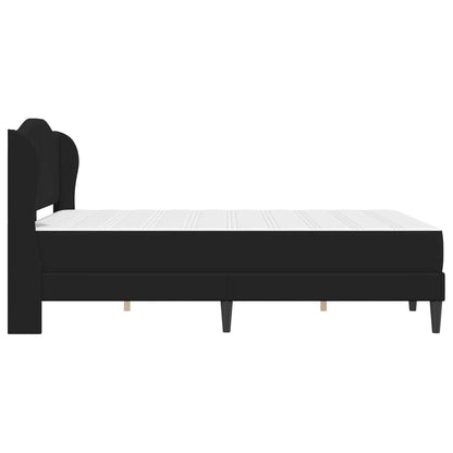Struttura del letto con testiera Nero 120 x 200 cm Similpelle | homemem39