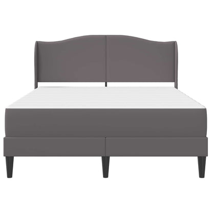 Struttura del letto con testiera Grigio 140 x 200 cm Similpelle | homemem39