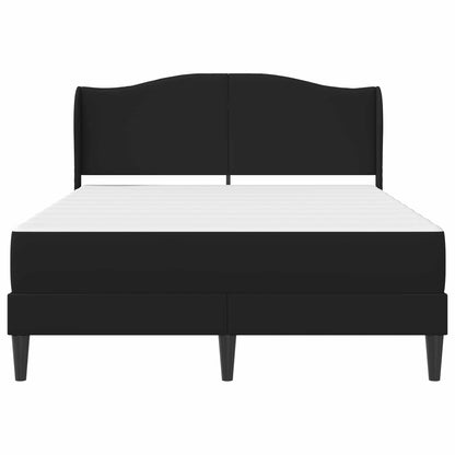 Struttura del letto con testiera Nero 140 x 200 cm Similpelle | homemem39