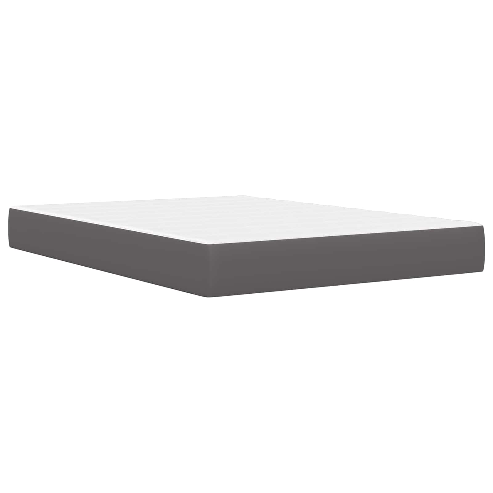 Struttura del letto con testiera Grigio 160 x 200 cm Similpelle | homemem39