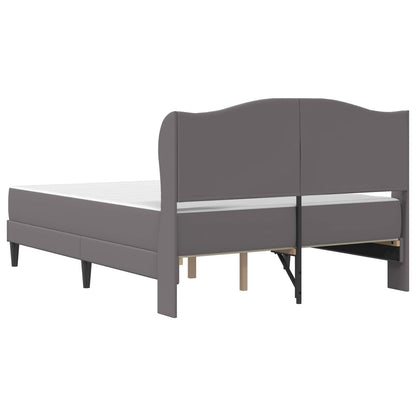 Struttura del letto con testiera Grigio 160 x 200 cm Similpelle | homemem39