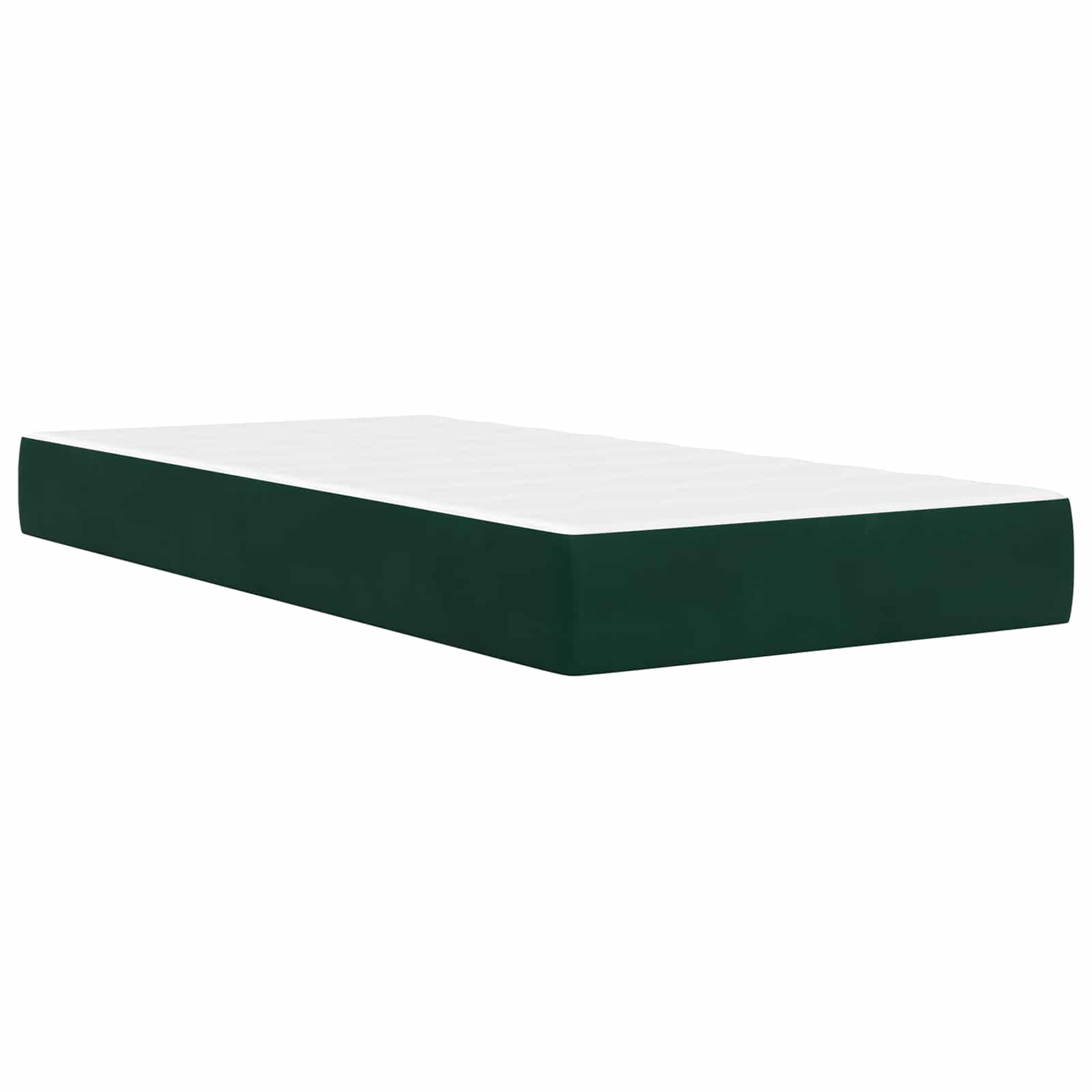 Struttura del letto Verde Scuro 90 x 200 cm Velluto | homemem39