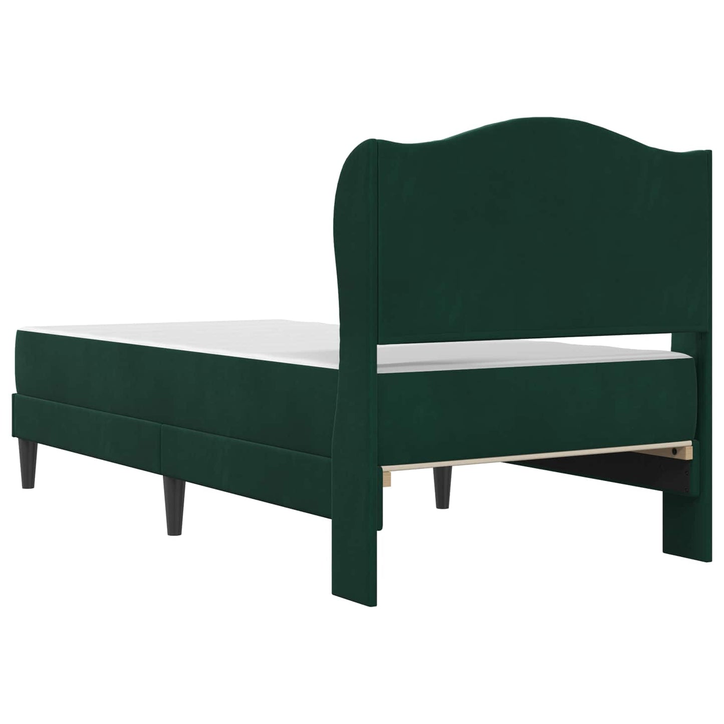 Struttura del letto Verde Scuro 90 x 200 cm Velluto | homemem39