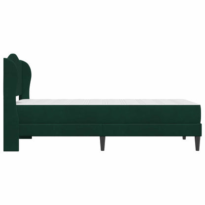 Struttura del letto Verde Scuro 90 x 200 cm Velluto | homemem39