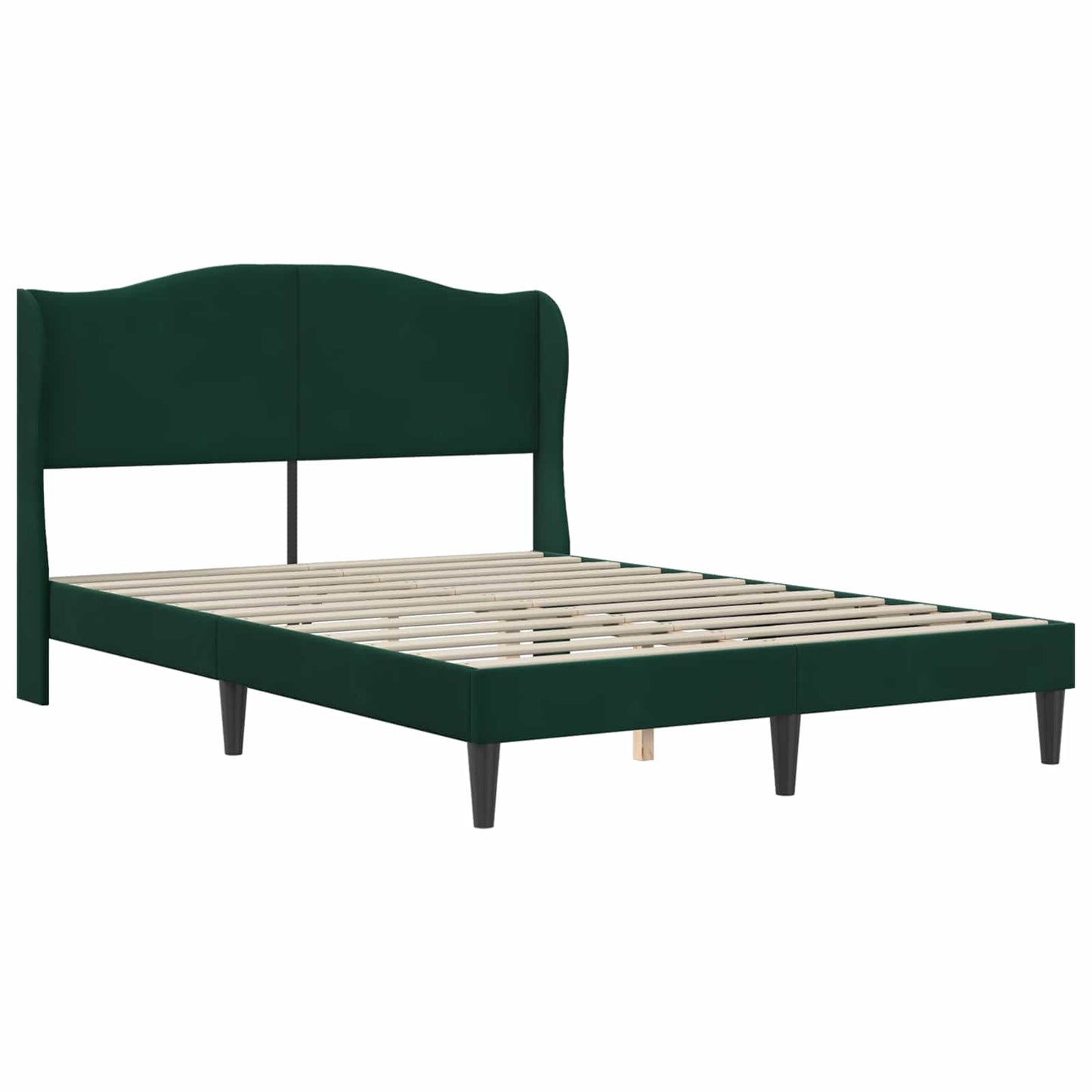 Struttura del letto 2 pcs Verde Scuro 120 x 190 cm Velluto | homemem39