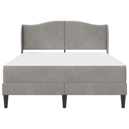 Struttura del letto Grigio Chiaro 120 x 200 cm Velluto | homemem39