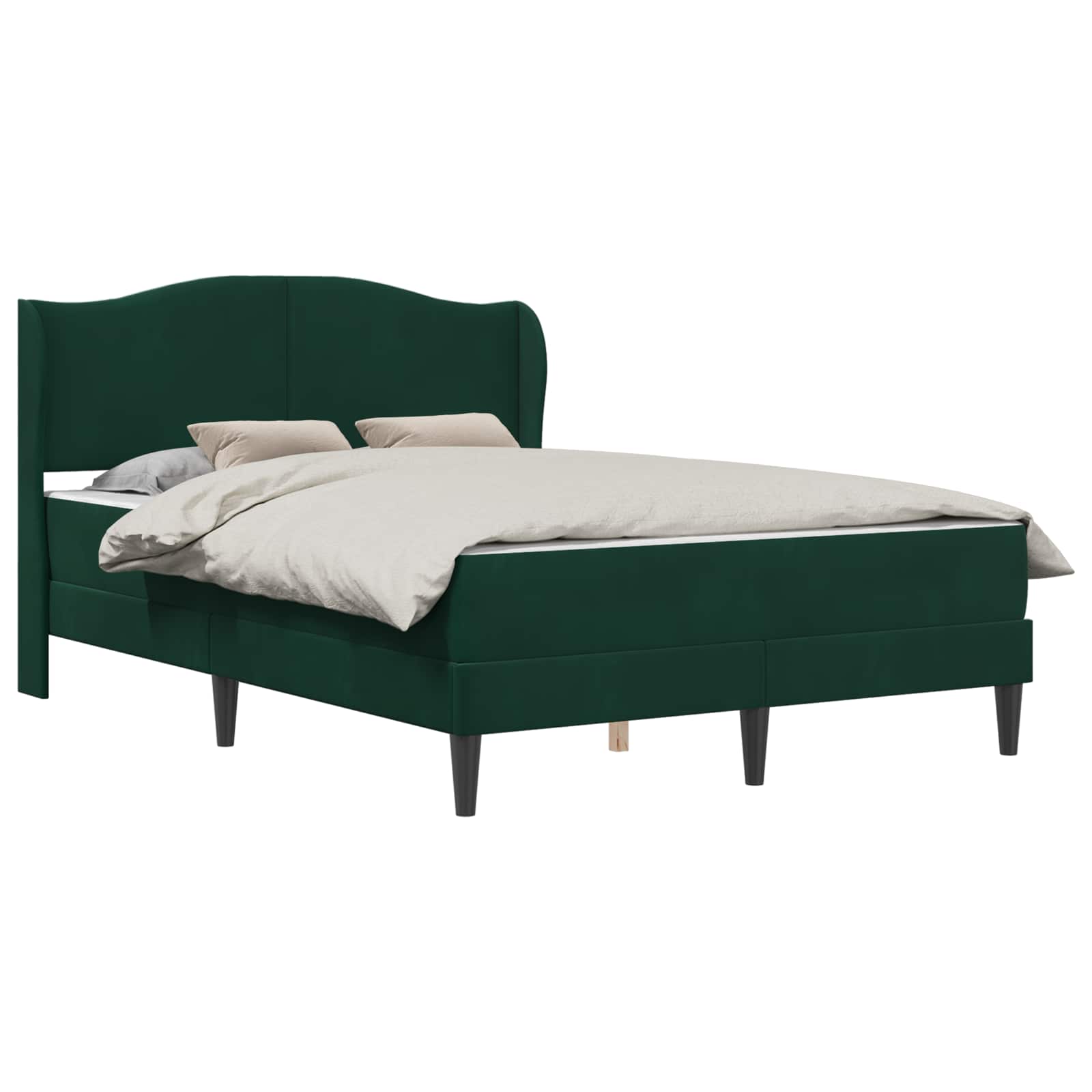 Struttura del letto Verde Scuro 120 x 200 cm Velluto | homemem39