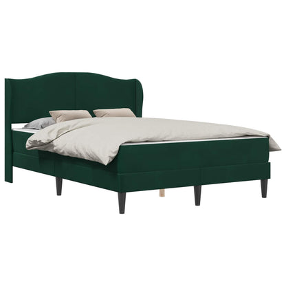 Struttura del letto Verde Scuro 120 x 200 cm Velluto | homemem39
