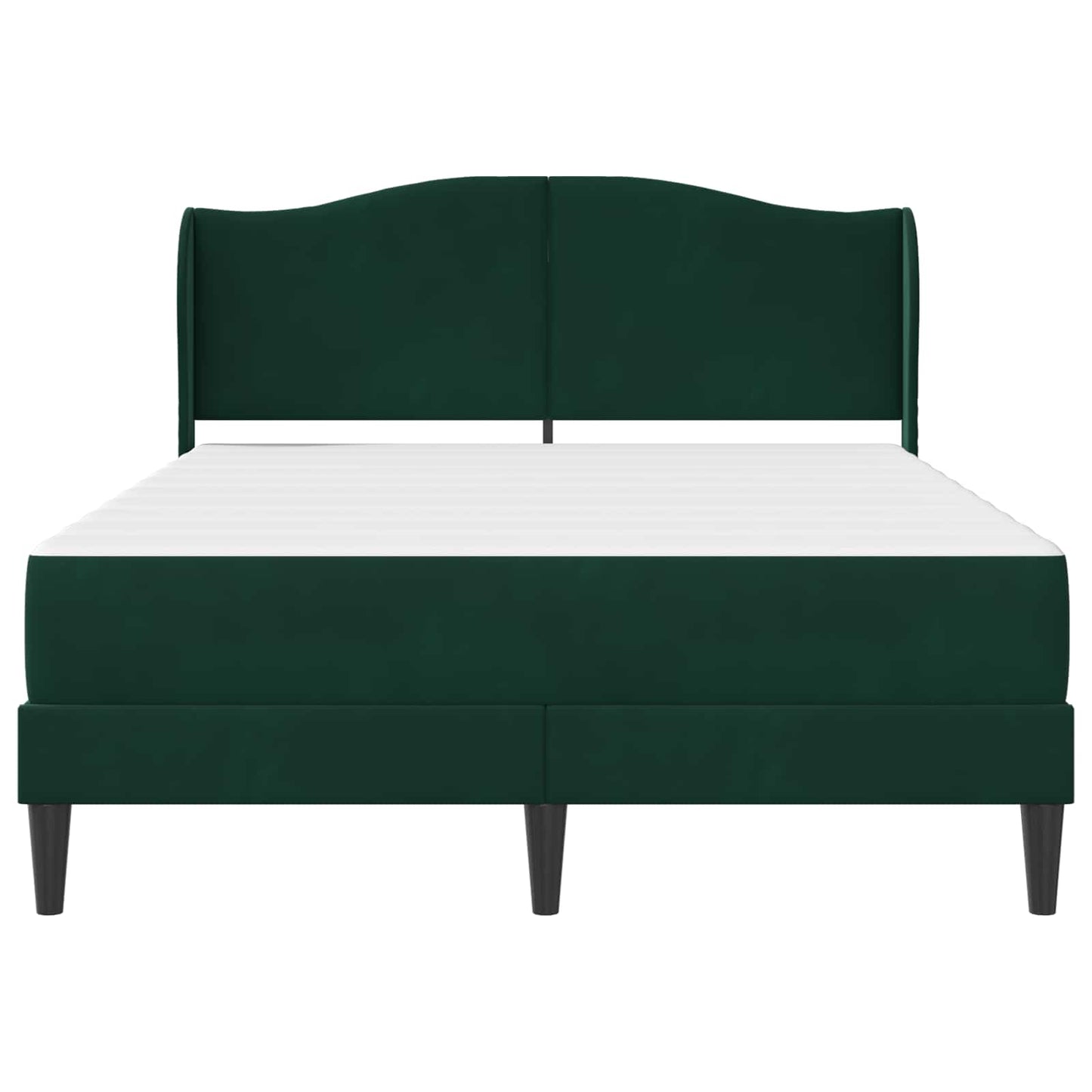 Struttura del letto Verde Scuro 120 x 200 cm Velluto | homemem39