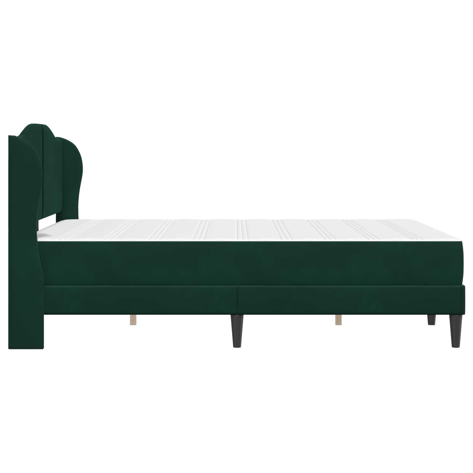 Struttura del letto Verde Scuro 120 x 200 cm Velluto | homemem39