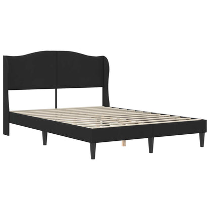 Struttura del letto con testiera Nero 120 x 200 cm Velluto | homemem39