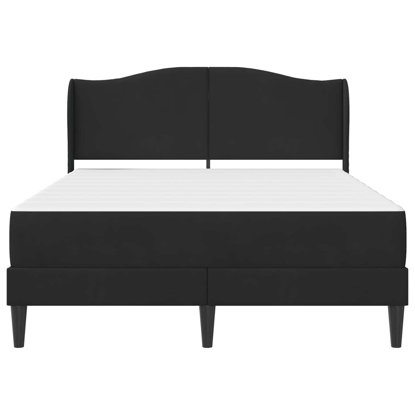 Struttura del letto con testiera Nero 120 x 200 cm Velluto | homemem39