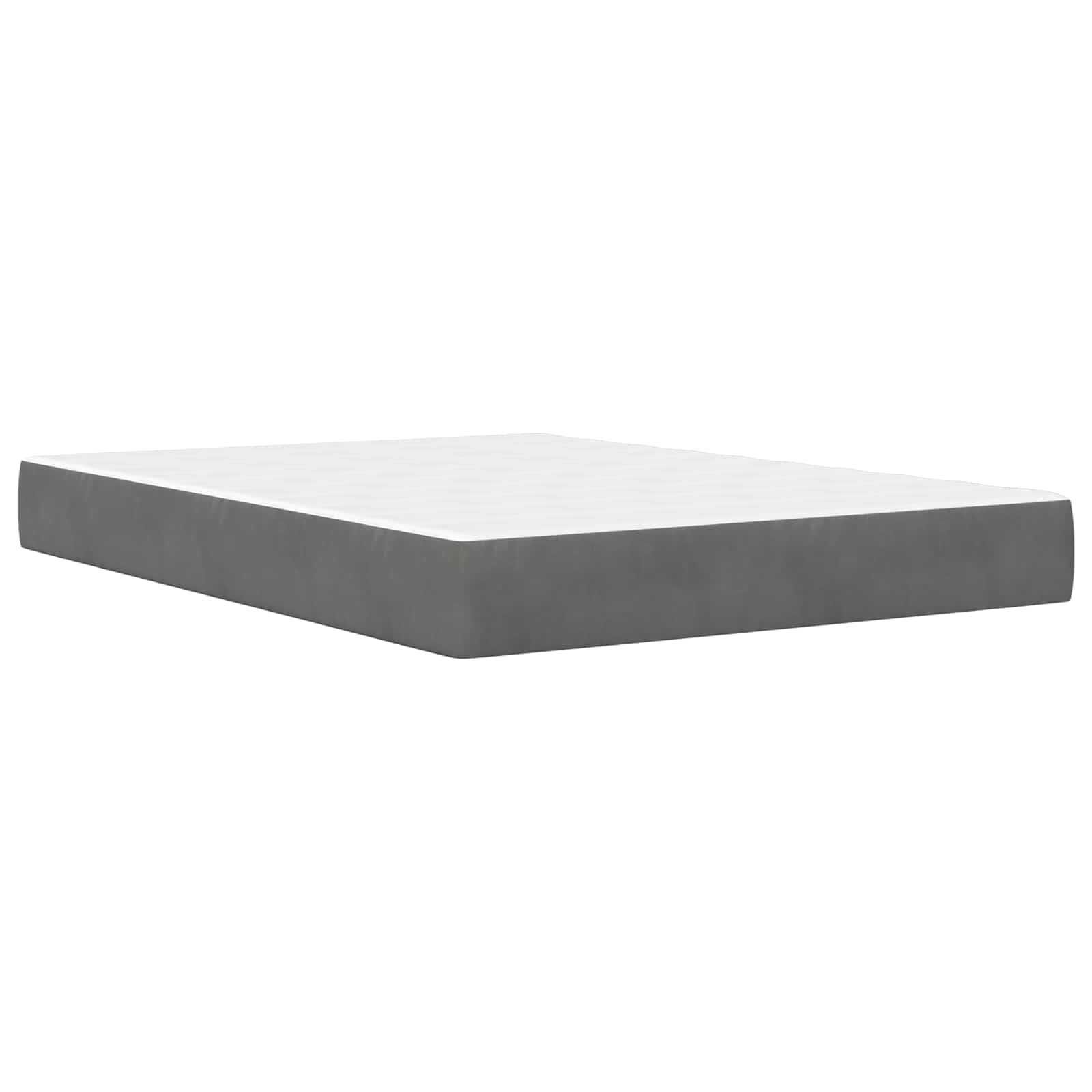 Struttura del letto Grigio Scuro 140 x 200 cm Velluto | homemem39