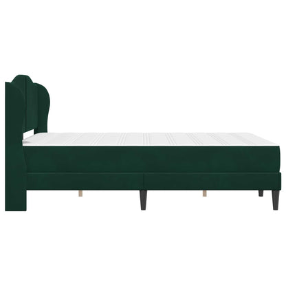 Struttura del letto Verde Scuro 140 x 200 cm Velluto | homemem39