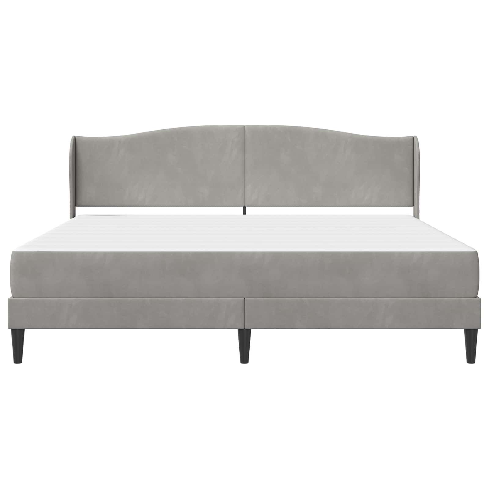 Struttura del letto con stoccaggio e testata 2 pcs | homemem39