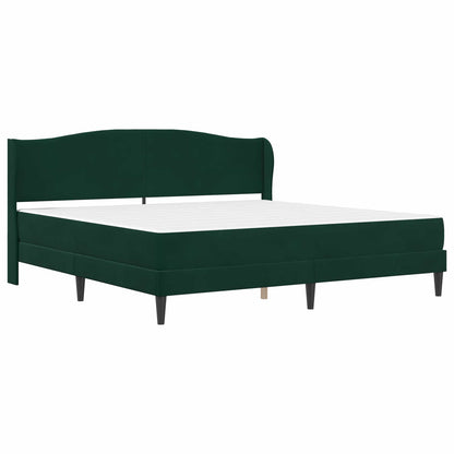 Struttura del letto Verde Scuro 180 x 200 cm Velluto | homemem39