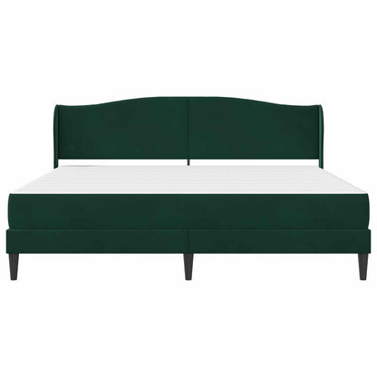 Struttura del letto Verde Scuro 180 x 200 cm Velluto | homemem39