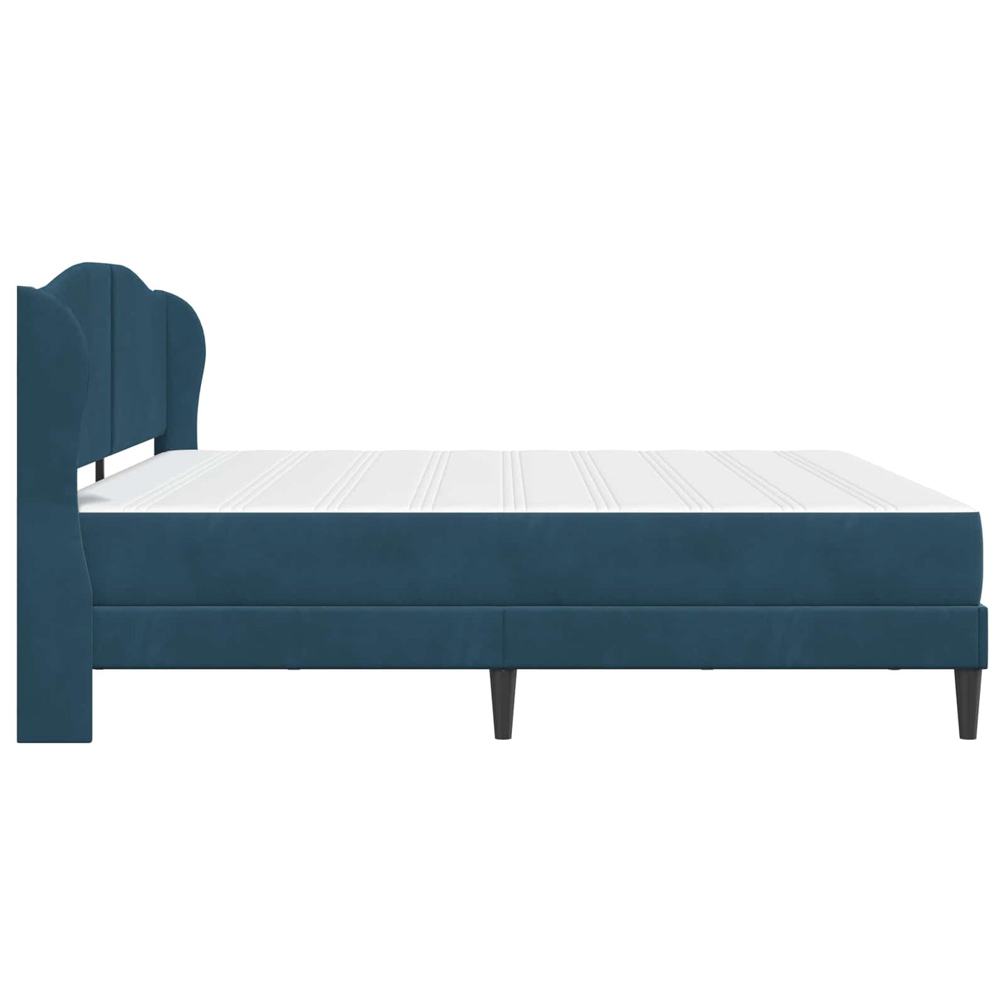Struttura del letto con testiera Blu 180 x 200 cm Velluto | homemem39