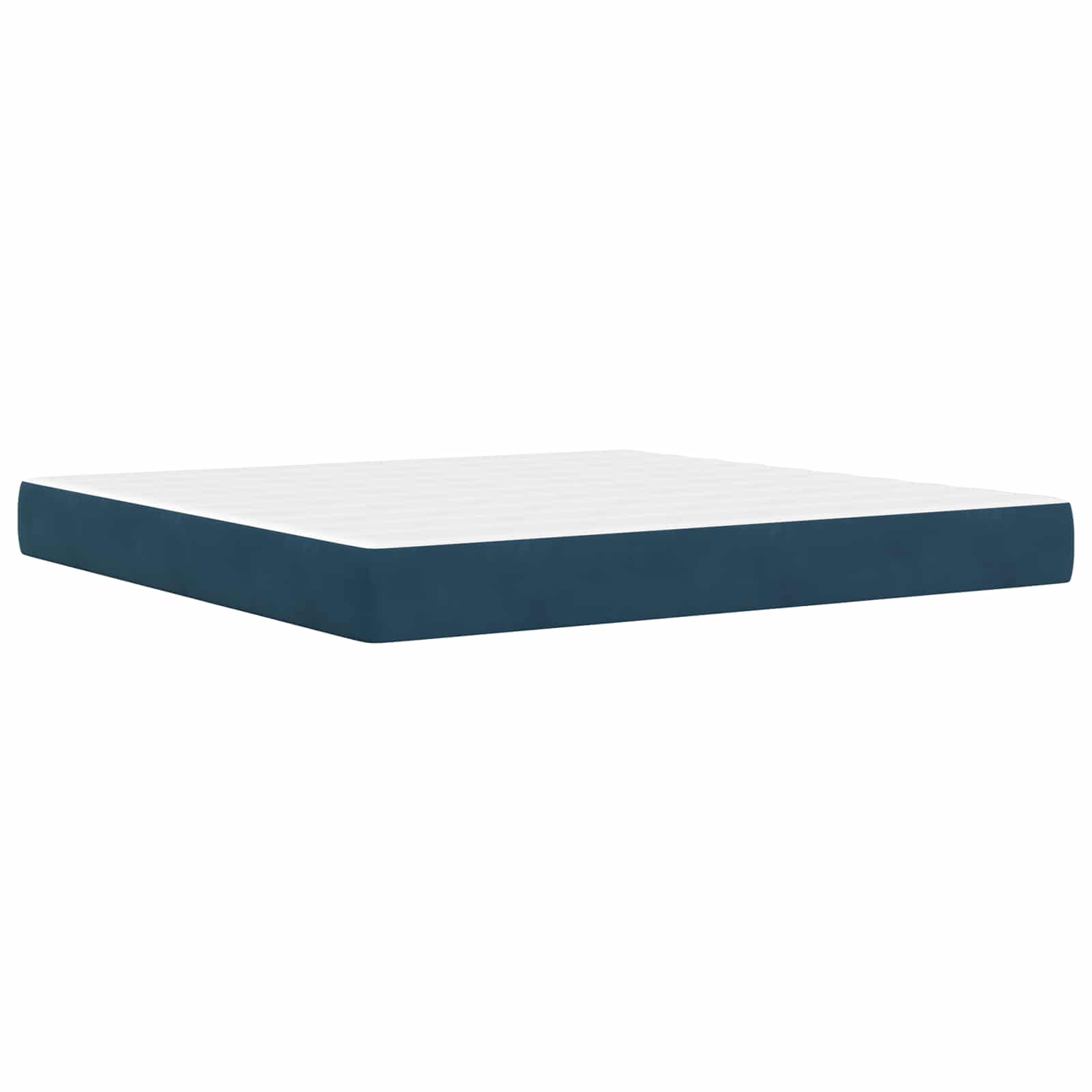 Struttura del letto con testiera Blu 200 x 200 cm Velluto | homemem39