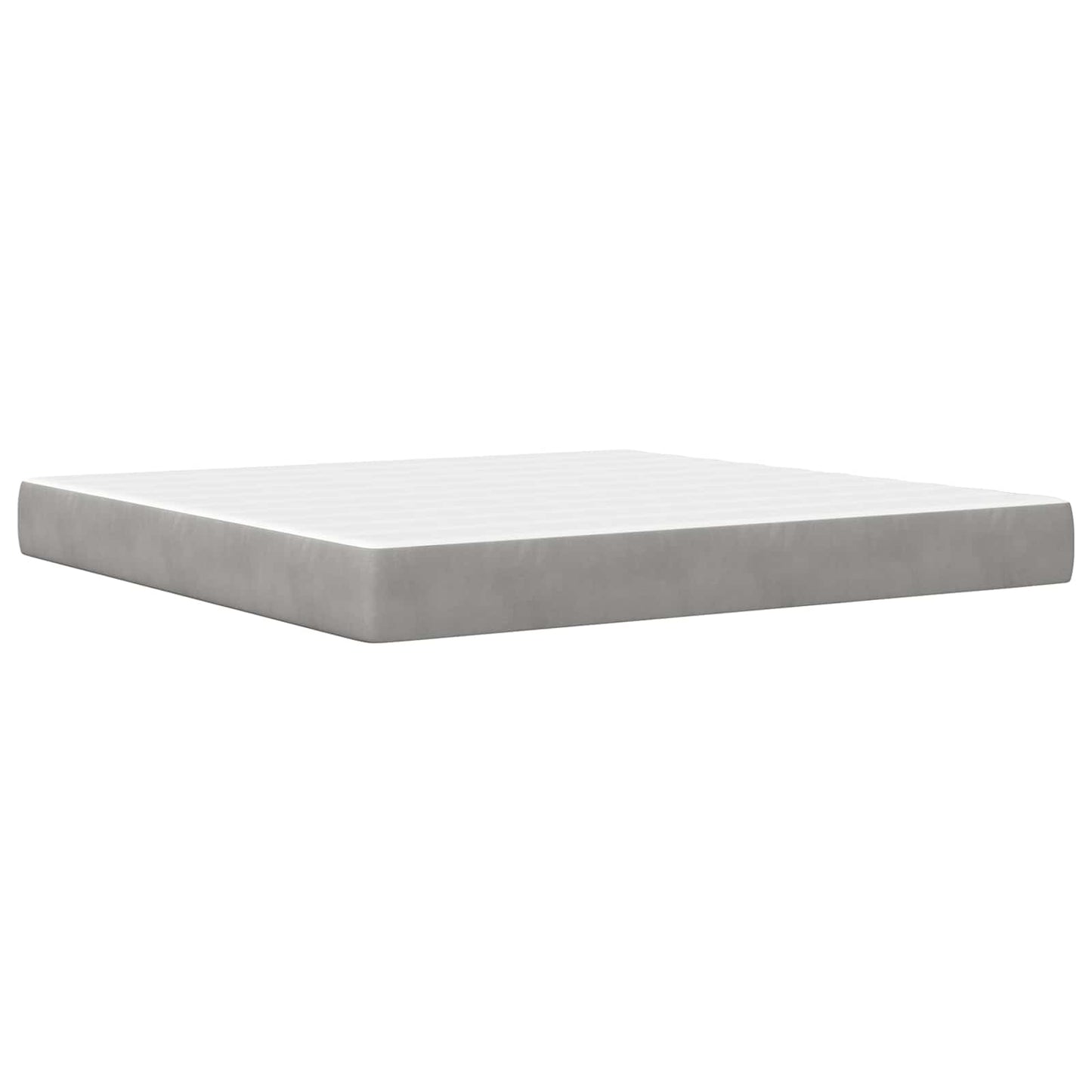 Struttura del letto Grigio Chiaro 180 x 200 cm Velluto | homemem39