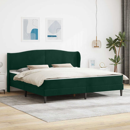 Struttura del letto con testiera Nero 180 x 200 cm Velluto | homemem39