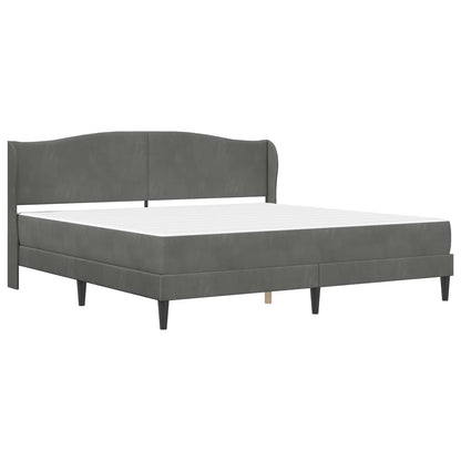 Struttura del letto Grigio Scuro 180 x 200 cm Velluto | homemem39