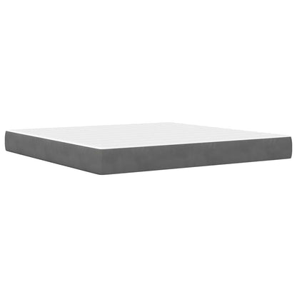 Struttura del letto Grigio Scuro 180 x 200 cm Velluto | homemem39
