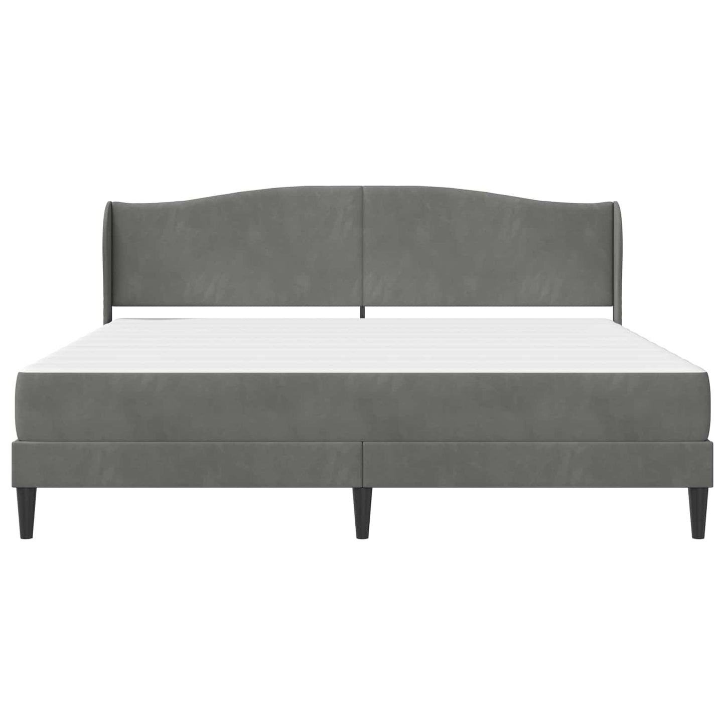 Struttura del letto Grigio Scuro 180 x 200 cm Velluto | homemem39