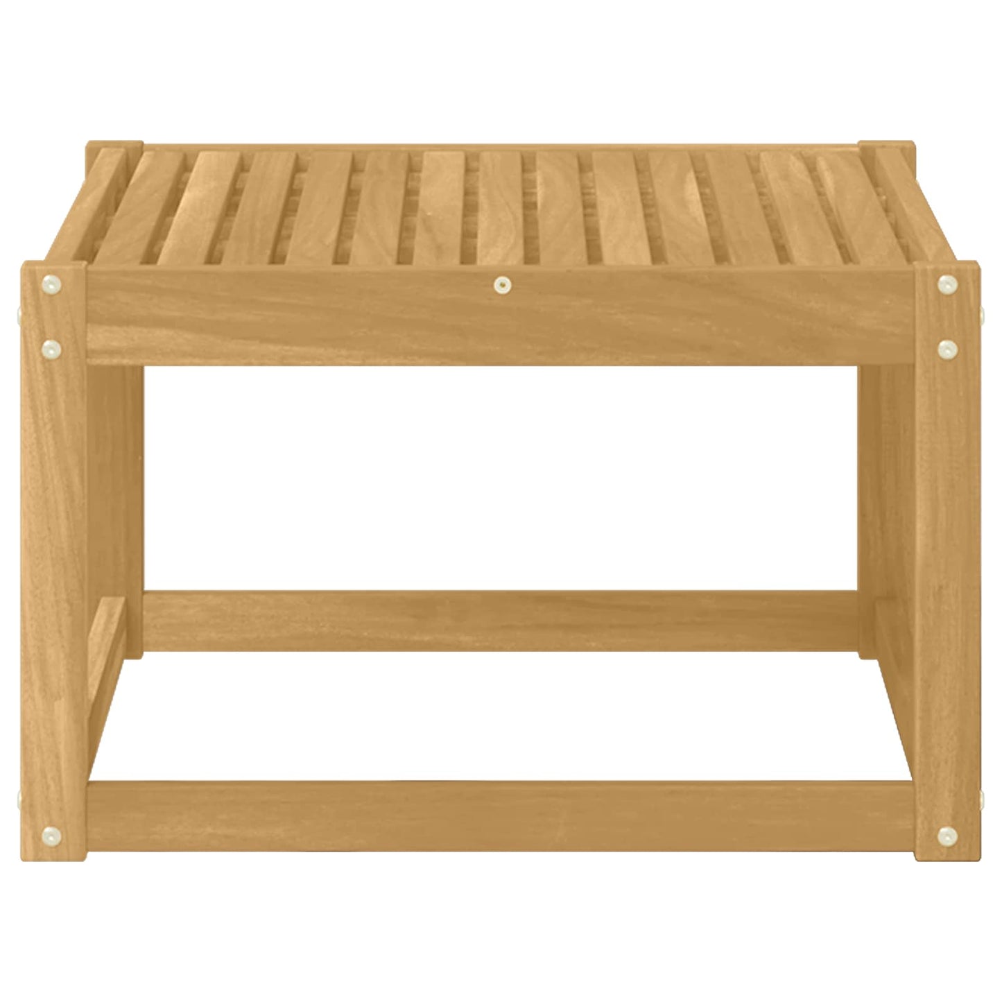 Tavolo da Esterno Legno di Acacia Massello Bianco | homemem39