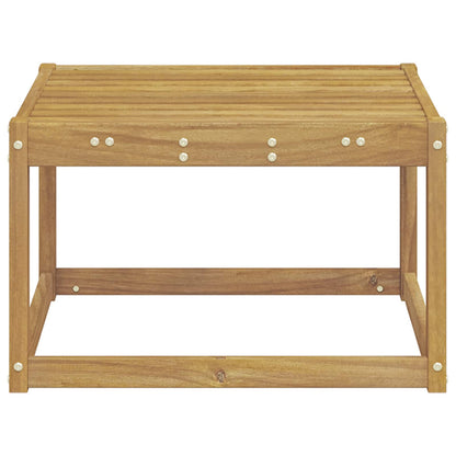 Poggiapiedi da esterno Legno di Acacia Massello Bianco | homemem39