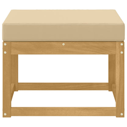 Poggiapiedi da esterno Legno di Acacia Massello Bianco | homemem39