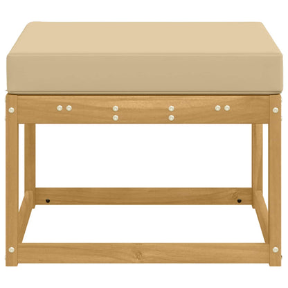 Poggiapiedi da esterno Legno di Acacia Massello Bianco | homemem39