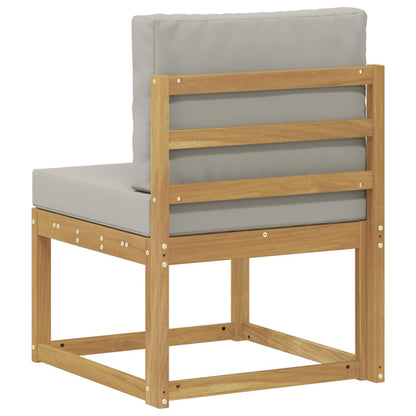 Set di divani da esterno Bianco e Grigio Chiaro 59 x 63 x 73 cm | homemem39