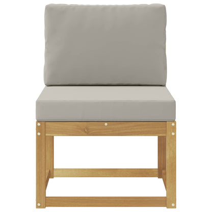 Set di divani da esterno Bianco e Grigio Chiaro 59 x 63 x 73 cm | homemem39