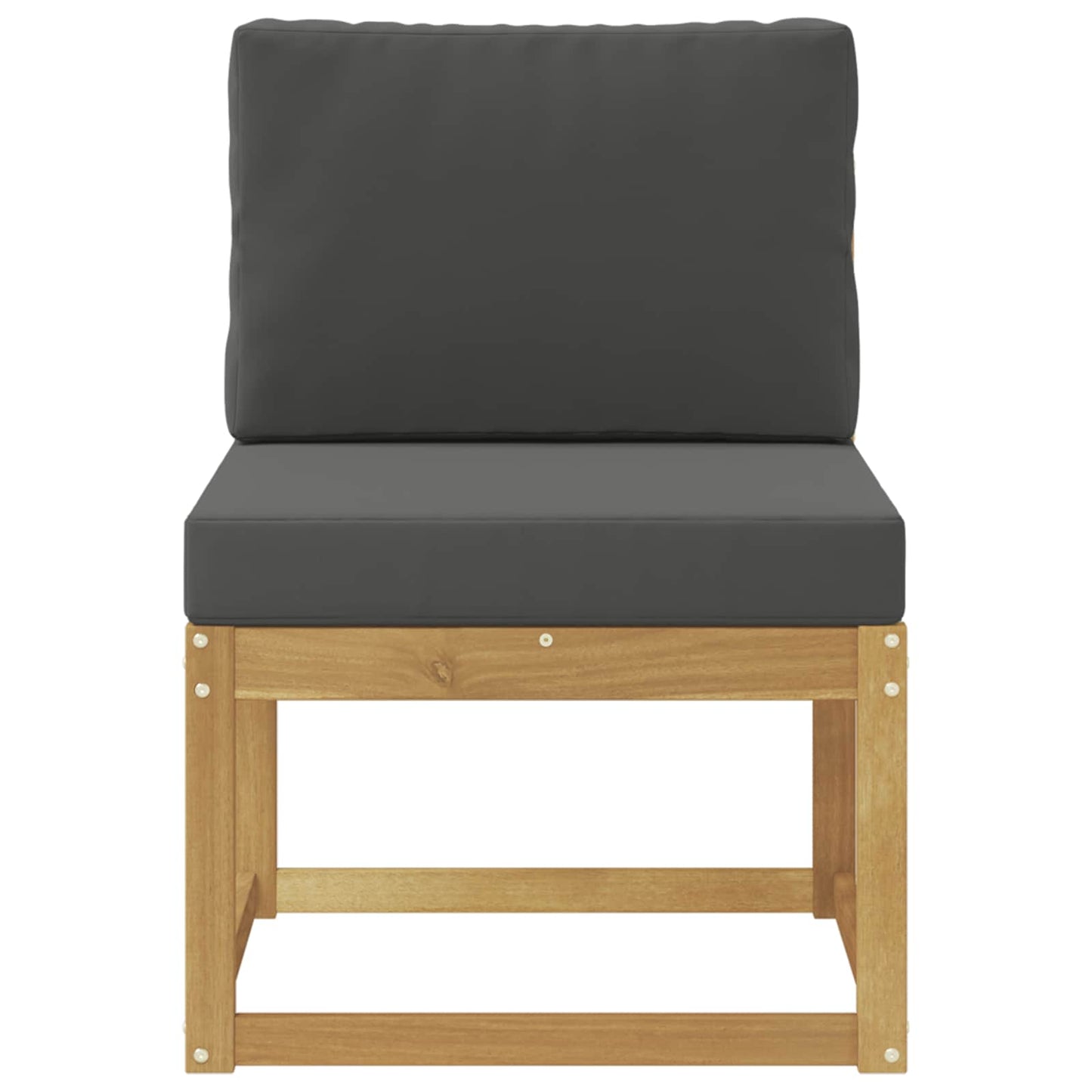Set di divani da esterno Bianco e Antracite 59 x 63 x 73 cm | homemem39